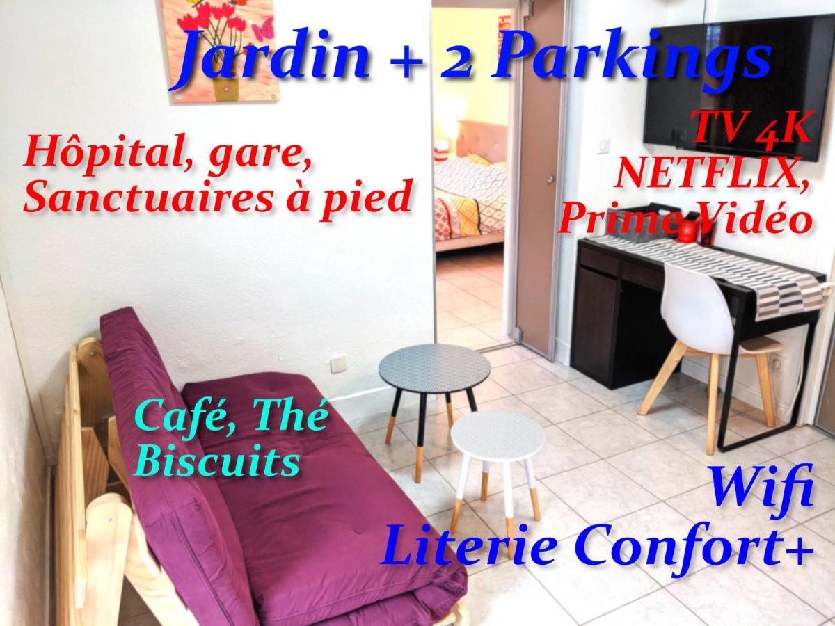Au Petit Marcadal **Sanctuaires, Hopital, Gare** Lägenhet Lourdes Exteriör bild